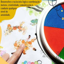 Kit Montessori de Pintura a Dedo (Atóxico e Lavável)